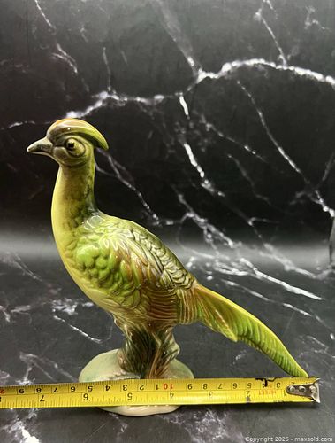 Vintage Ceramic Pheasant Bird Figurine – Hand Painted Glazed Decor  (1 of 10)