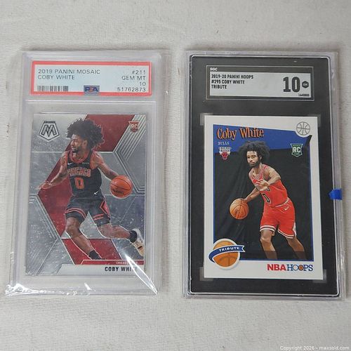 Pair Of Coby White Gem Mint 10's (1 of 5)
