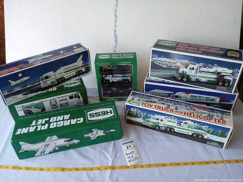 Hess Mini Vehicle & Collector Set - Trucks, Helicopter, Cargo Plane G (1 of 12)