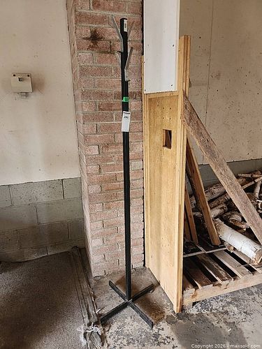 Metal Standing Coat Rack (1 of 4)