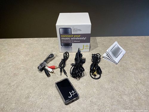 J+ Bluetooth Audio Receiver – Complete In Box (CIB) with All Cables (1 of 11)