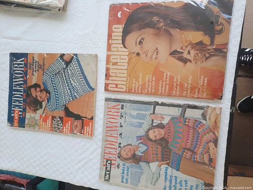 Lot of 3 1970s Chatelaine & McCall's Needlework Magazines (1 of 4)