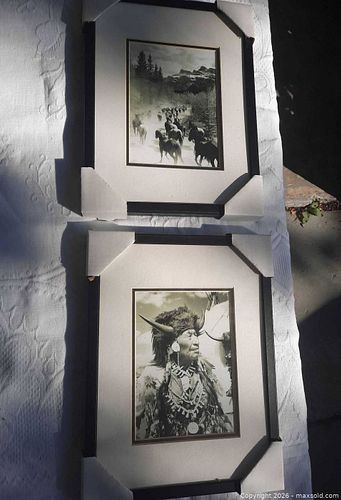 Pair of Framed Prints by Bruno Engler, Black Frames (1 of 5)