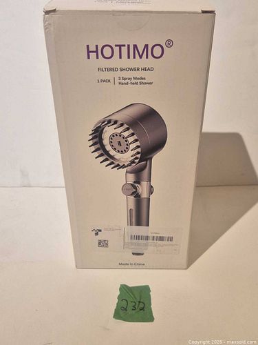 HOTIMO Matte Gray Filtered Hand-Held Shower Head (1 of 10)