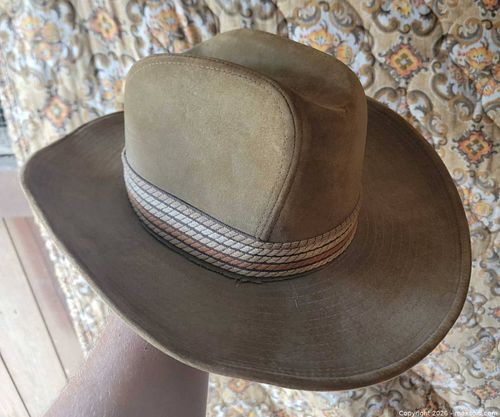 Vintage Longhorn Ranch Cowboy Hat Size 7 (1 of 5)
