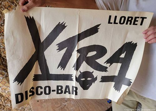 Vintage Poster for XTRA DISCO-BAR (1 of 3)