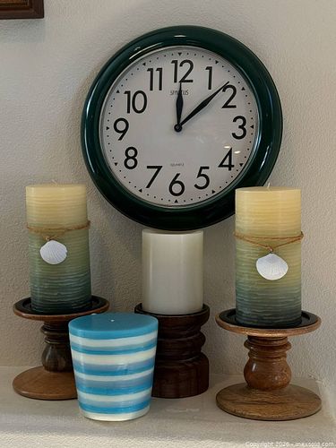 Candles and Clock  (1 of 15)