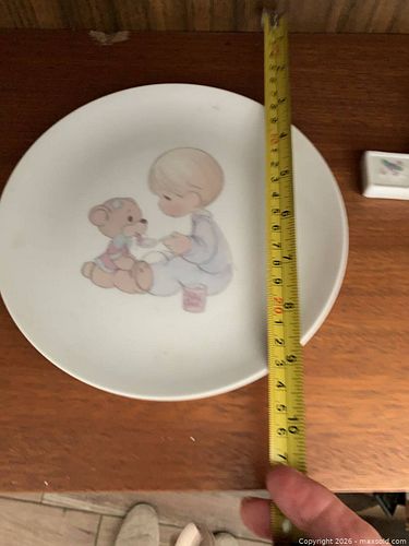 Precious Moments Porcelain Plate and Wall Cross Set (1 of 5)