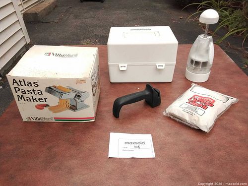 Marcato Atlas Pasta Maker with Mixers, Chopper & Accessories (1 of 5)