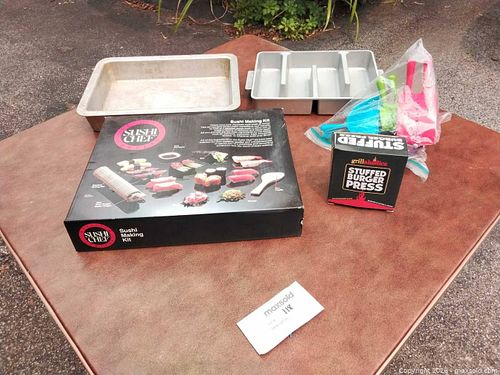 Sushi Making Kit, Grillaholics Burger Press & Assorted Utensils (1 of 4)