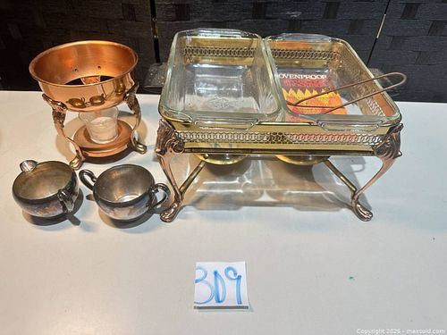 Anchor Hocking Glass Loaf Dishes with Metal Stand & Accessories (1 of 14)