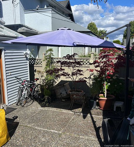 Periwinkle Cantilever Patio Umbrella (1 of 18)