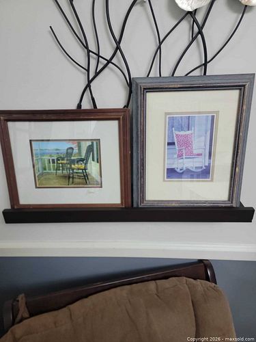 Signed and Framed John Morrow Coastal Cottage Art Prints with Gallery Provenance - Pair (1 of 11)