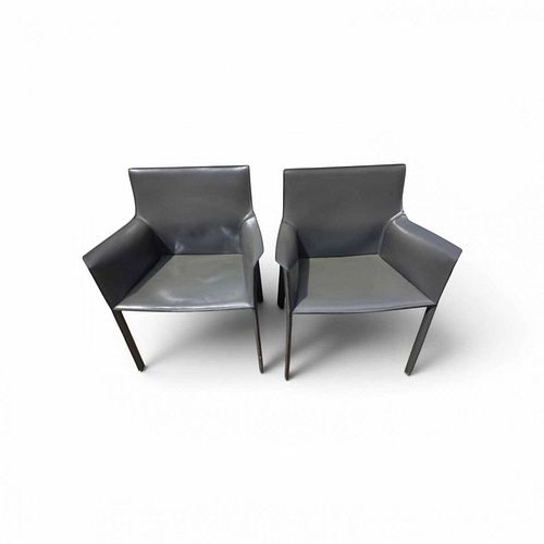 Two Gavon Recycled Leather Chairs (1 of 7)