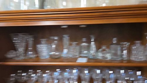 Vintage Mid-Century Clear Pressed Glass Vases (Lot of 6-10) (1 of 11)