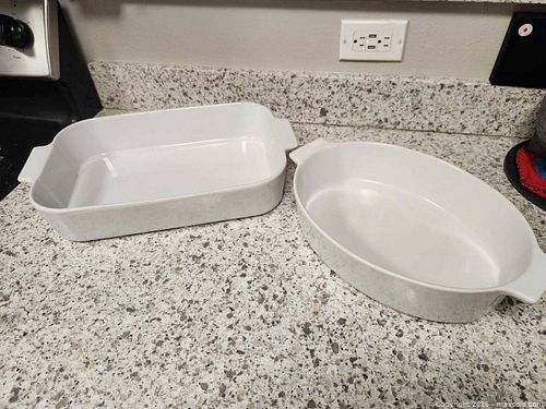 Cooking/Baking Stoneware: White (1 of 4)
