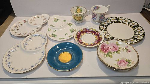 Royal Albert Bone China Mixed Tea & Plate Lot (10-12 pcs) (1 of 1)