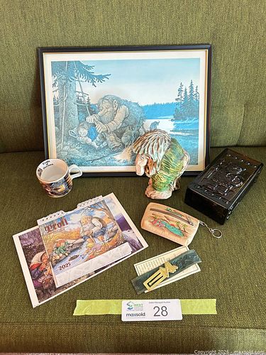 Scandinavian Trolls Collectible Lot - Nord Suvenir & Signed Print (1 of 11)