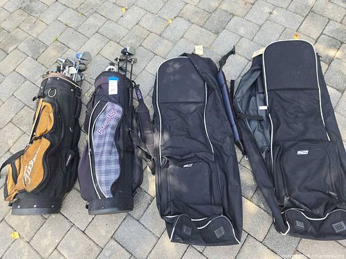 Full golf club set with carry/stand bag and travel cover (1 of 14)