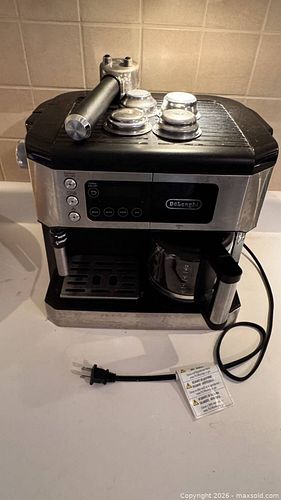DeLonghi Espresso and Drip Coffee Maker, Stainless Steel/Black (1 of 5)