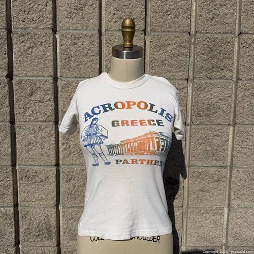 1960s Acropolis Greece Baby Tee - Women’s  (1 of 5)