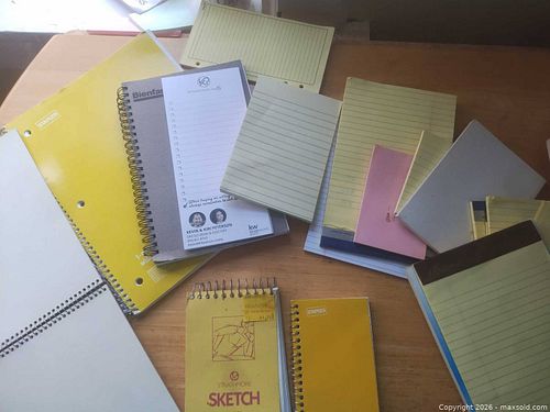 Assorted Notebooks, Legal Pads & Sticky Notes (11–20 pcs) (1 of 3)