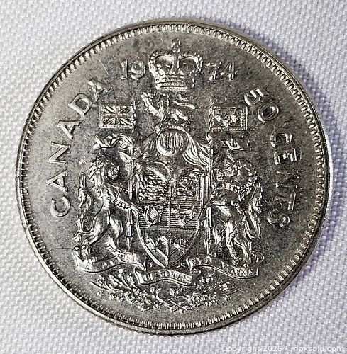 1974 CANADA FIFTY CENT COIN (1 of 7)