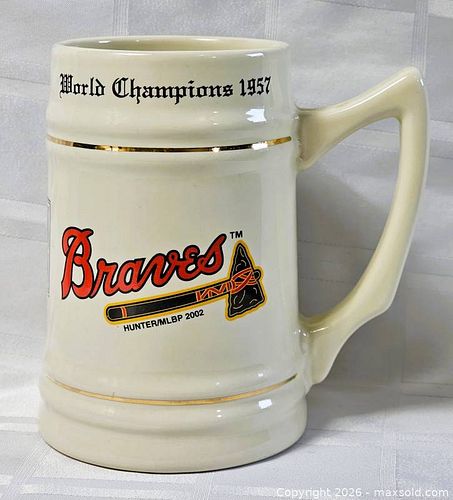 ATLANTA BRAVES 1957 WORLD CHAMPIONS MLB BASEBALL MUG (1 of 13)