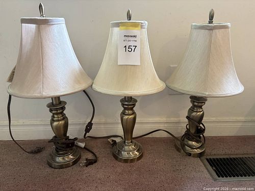 3 matching table lamps (1 of 3)