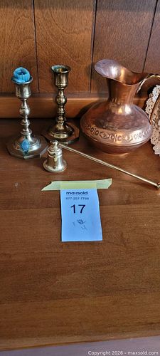 Assorted Brass & Copper Decorative Accessories (1 of 6)
