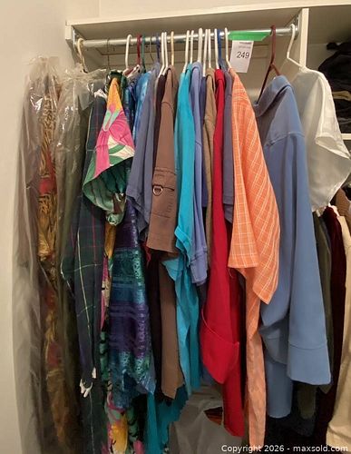 Assortment of ladies plus sized clothing:  Dresses, shirts (1 of 5)