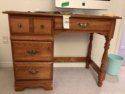 Wood Desk, Small frame (1 of 6)