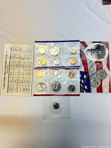 1996 U.S. Mint Coin Set – Penny to Half Dollar (1 of 19)