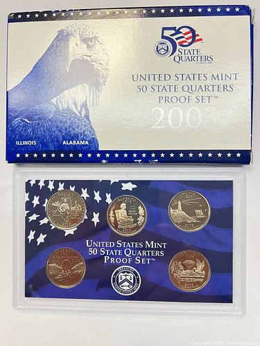 2003 United States Mint Proof Set - State Quarters (5 Coins) (1 of 9)
