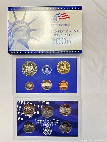2006 United States Mint Proof Set - 50 State Quarters & Coins (1 of 15)