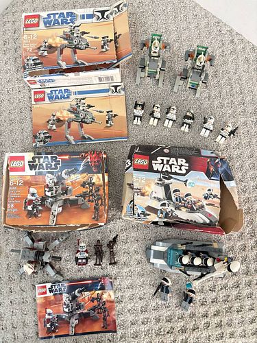 Four LEGO Star Wars Battle Sets 9488, 8014, 7668 with Minifigures (1 of 4)