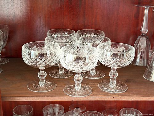 WATERFORD 'Boyne' Sherry Glasses (x7) (1 of 6)