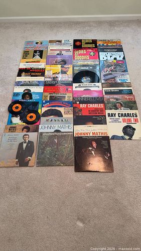 Mixed Vinyl Records: 12" LPs & 7" Singles — Pop, Soul, Jazz, Country, Rock (1 of 5)