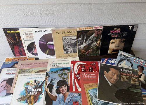 Lot of ~30 12" LP Vinyl Records — Mixed Genres & Decades (1 of 4)