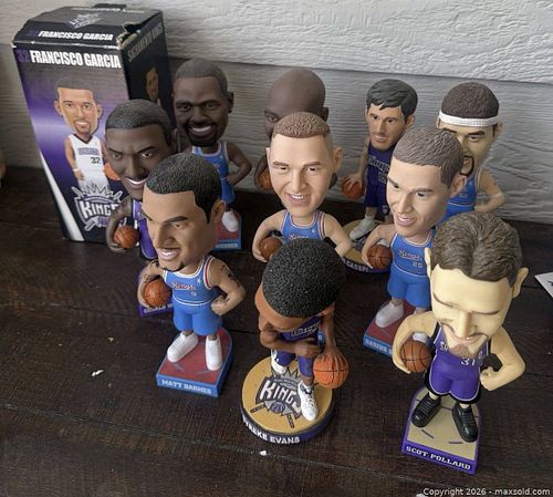 Sacramento Kings Resin Bobblehead Lot 11 – Multiple Players (1 of 7)