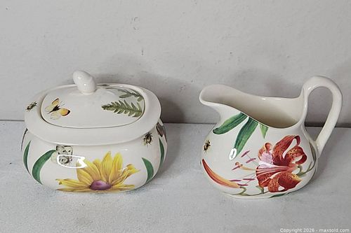Spode Floral Haven Sugar & Creamer (1 of 6)