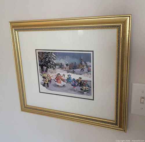 Framed limited edition Pauline Paquin Labelle Mariée print 43/2500 (1 of 2)