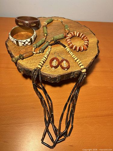 Boho Statement Jewelry Lot: Necklaces, Bracelets, Earrings (1 of 15)