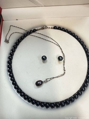 Vintage Jewelry - 14k Gold, Sterling + Black Pearl (1 of 7)