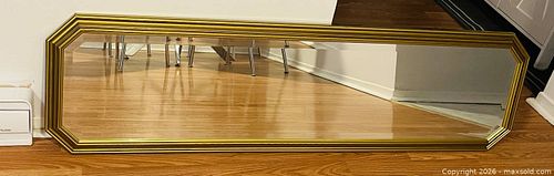 Elegant wall mirror from The Bombay Company. This piece is made in Italy with a gold-finish (1 of 2)