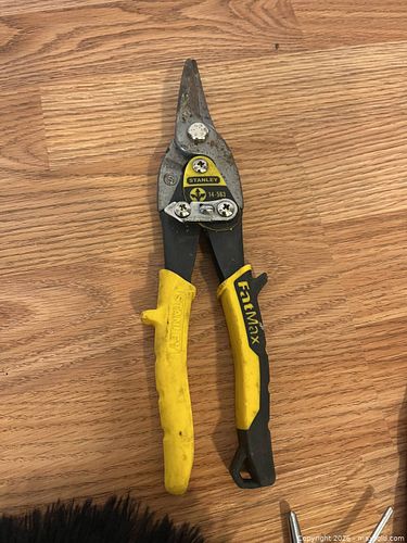 STANLEY FATMAX Tin Snips, Straight Cut, Aviation Snip, (1 of 1)