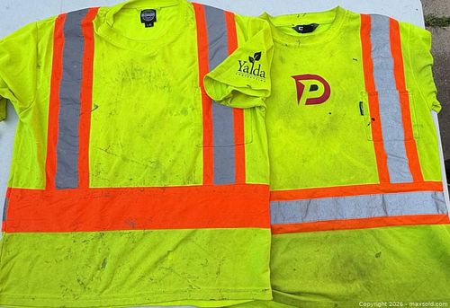 High-Visibility Safety Shirts/Vests Large Yellow-Green (2) (1 of 4)