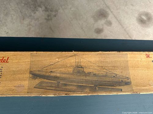 Ideal Models 1938 Wooden Submarine Model Kit (1 of 10)