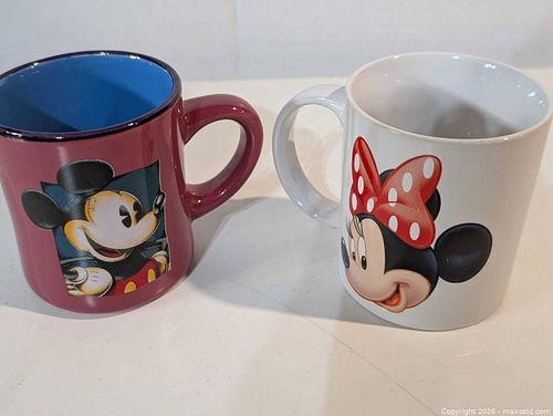 Disney Jerry Leigh Mickey & Minnie Ceramic Mugs, Set of 2 (1 of 5)