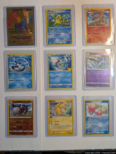 Pokémon Lot #1 ~ 9 TCG Cards – Charizard GX & Holo Cards (1 of 6)